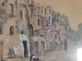 a picture of a painting on the wall of a building