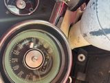 a close up view of a dashboard of a car