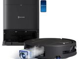 une image représentant un aspirateur robot et un projecteur