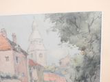 a picture of a painting on the wall of a building