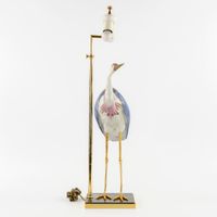 Campostrini & Trallori, lampe de table ornée d'une sculpture… (photo 4)
