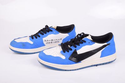 Nike Air Jordan 1 Low bleu / blanc - noir