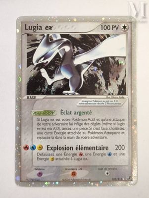 a close up of a pokemon card on a table