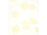 an image of a white and yellow painting with spots of paint on it