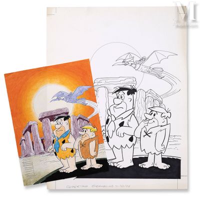 PERONI, Carlo (1929 - 2011) The Flinstones / Gli Antenati, C…