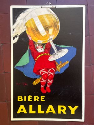 a picture of a poster on the wall of a building