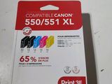 canon ink cartridges for canon printers and printers with a red and white label