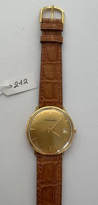 Montre d’homme en or jaune, signée - ETERNA - MATIC - Ø 30mm…