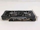 a close up of a video card on a white surface