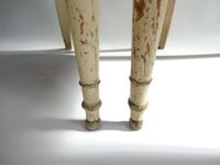 Paire de chaises de style Directoire en hêtre peint vert et … (photo 5)