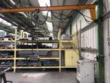 a picture of a warehouse with a large amount of equipment