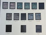 une image représentant une feuille de papier sur laquelle figurent différents timbres