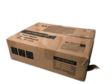 a cardboard box that is sitting on top of a white surface