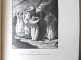 an open book with a picture of a man in a cave