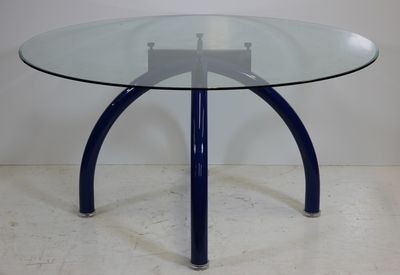 ETTORE SOTTSASS (1917-2007) TABLE à MANGER de forme circulai…