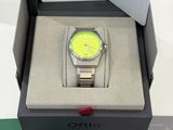 a box with a watch inside of it on a table
