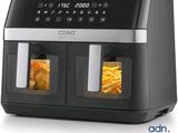 an image of a digital air fryer with french fries in it