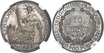 a close up of a silver coin with a woman on it