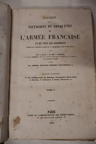 Collectif : Galerie des victoires et conquêtes de l’armée françai...