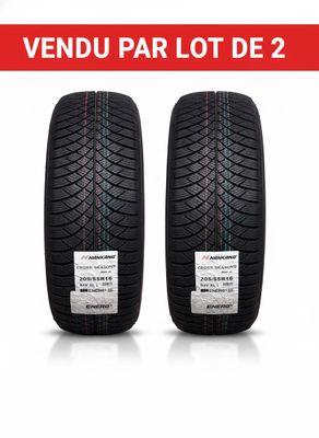 Lot de 2 - NANKANG - Pneu toutes saisons - 205/55R16 94V XL …