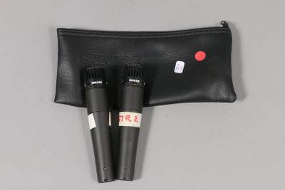 les deux microphones sont placés l'un à côté de l'autre dans une pochette