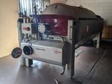 a machine that is sitting inside of a building