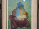 painting of a woman holding a baby in her arms