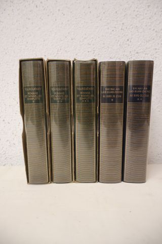 Lot de Pléiade : TOURGUENIEV : Romans et nouvelles en 3 vol. sous...