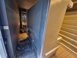 vue d'un couloir en cours de rénovation