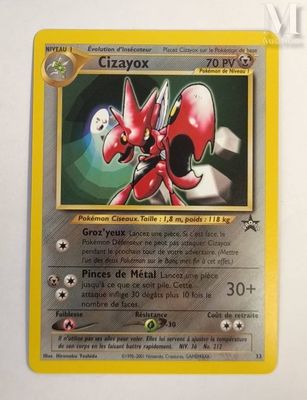 a close up of a pokemon card on a table
