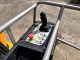 a close up of a control panel on a forklift