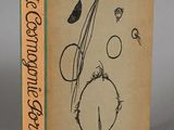 an old book with a drawing of scissors and other things on it