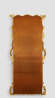 Miroir à fronton en bois sculpté redoré, fronton orné d'une … (photo 6)