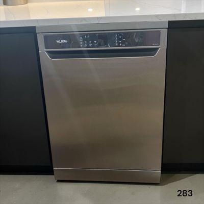 a picture of a stainless steel dishwasher in a kitchen