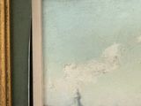 a picture of a painting of a man riding a horse