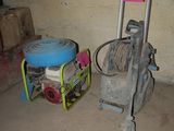 two small machines that are sitting next to each other