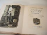 an open book with a picture of a man in a suit and tie