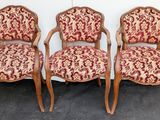 two chairs with red and gold upholstered upholstered upholstered upholstered upholstered upholstered upholstered upholstered uphol