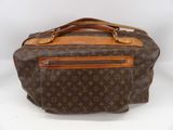 louis vuitton monogram canvas and leather duffle bag