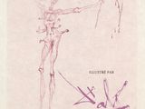 an image of a drawing of a woman holding a knife