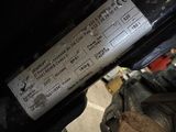 a close up of a label on a car ' s engine