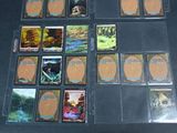 a lot of cards that are on the table