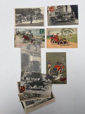 TOULOUSE. Réunion de dix cartes postales anciennes et cartes…