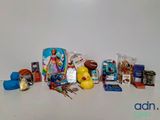 a lot of toys that are sitting on a table