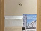 a picture of a picture of a building on the wall