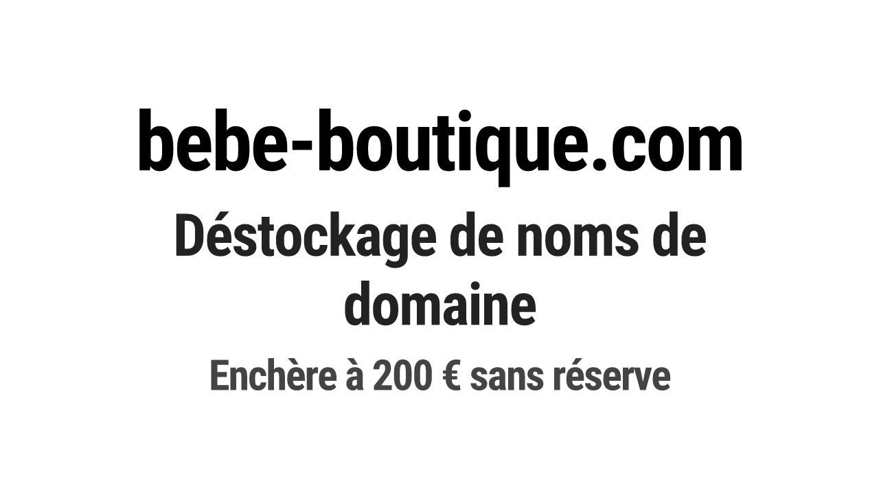 Destockage & Invendus