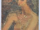 une image d'un tableau représentant une femme avec un oiseau sur l'épaule