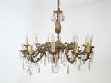 an image of a chandelier with many lights hanging from it ' s ceiling
