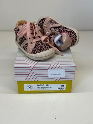 Paire DE Chaussures Enfant Franco Romagnoli Mini Leopard Ros…
