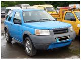 a picture of a blue suv parked in a parking lot